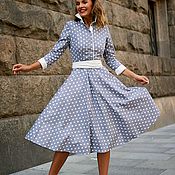 Одежда handmade. Livemaster - original item Audrey Hepburn Shirt Dress