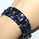 Содалит 7-8мм нить 21см. Бусины. Beads. Ярмарка Мастеров.  Фото №4