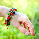 Bracelets: ' Black raspberries and red currants'. Bead bracelet. anna-buzunko. Online shopping on My Livemaster.  Фото №2