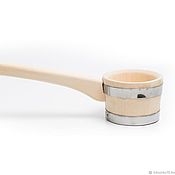 Дача и сад handmade. Livemaster - original item Bucket for a bath 0,5 l. Dipper wooden. Ladle. Art.17030. Handmade.