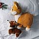Собака Корги. Амигуруми куклы и игрушки. Hmv-handmade-viki. Интернет-магазин Ярмарка Мастеров.  Фото №2