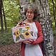 Classic bag: Bag felted Sunflowers. Classic Bag. Magia voyloka (Magia-voyloka). My Livemaster. Фото №4