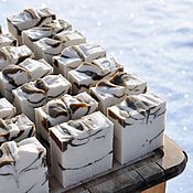 Косметика ручной работы handmade. Livemaster - original item Matures until March 8, 2023. New! Salt soap with kelp. Handmade.