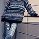 Order Jerseys: Knitted oversize sweater for women. Карелия вяжет... LarLen (Елена Лар) ( На заказ не вяжу!!! ). Livemaster. . Sweaters Фото №3
