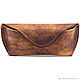 Order Leather glasses case (exclusive). Russian leather Guild. Livemaster. . Eyeglass case Фото №3