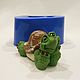 Silicone mold for soap and candles ' Funny turtle', Form, Arkhangelsk,  Фото №1