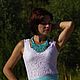Колье. Натуральные камни. Бирюзовый берег. Колье. Your_Jeweler(Юлия) Москва. Ярмарка Мастеров.  Фото №5