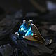 Кольцо "Lotus" с голубым Топазом. Кольца. MJ. Ярмарка Мастеров.  Фото №5