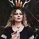 Стилизованное платье Вельга, ведьмино платье, черный. Народные платья. Filiх - Лен Хлопок Лес. Ярмарка Мастеров.  Фото №4