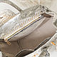 Сумка в стиле Hermes Birkin 30 из кожи питона жемчужная. Классическая сумка. PYTOSHASHOP. Ярмарка Мастеров.  Фото №9