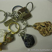 Сумки и аксессуары handmade. Livemaster - original item Keychains made of natural stones piece by piece. Handmade.