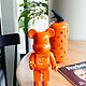 Bearbrick hermes (Декоративный мишка). Статуэтки. BLACKCUSTOMS студия кастомизации. Интернет-магазин Ярмарка Мастеров.  Фото №2