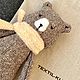 A bear made of tweed is a toy. Stuffed Toys. Textil-KUKLA dolls and toys. My Livemaster. Фото №4