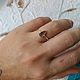 Кольцо с зеленым турмалином. Кольца. Vadjra-jewelry. Ярмарка Мастеров.  Фото №5