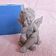 Silicone mold for soap and candles 'Pensive angel', Form, Arkhangelsk,  Фото №1