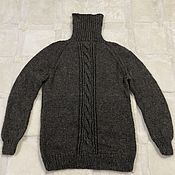 Мужская одежда handmade. Livemaster - original item Sweater made of natural sheep`s wool and goat down. Handmade.