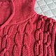 Капюшон-манишка из мериносовой шерсти. Капюшоны. JULYWOOL// Юлия. Интернет-магазин Ярмарка Мастеров.  Фото №2
