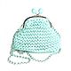 Детская сумочка на фермуаре (мятная). Сумка с фермуаром. HLOP_Shop_Bags. Ярмарка Мастеров.  Фото №5