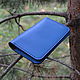 Passport cover in light blue leather. Cover. crecca. My Livemaster. Фото №4