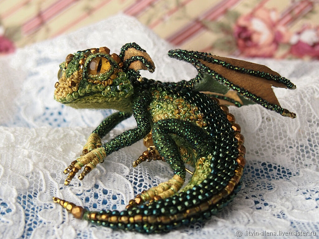 Dragon Brooch ' Dundee'. best gift, Brooches, Moscow,  Фото №1