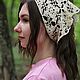 Ажурная косынка. Косынка. Летний аксессуар. Вязанная косынка. Косынки. Ксюша (241973). Ярмарка Мастеров.  Фото №5