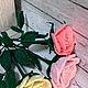 Вязаные цветы- розы. Элементы интерьера. Эльвира. Ярмарка Мастеров.  Фото №4