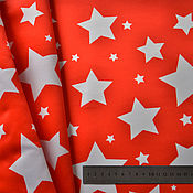 Материалы для творчества handmade. Livemaster - original item Fabric: Fabric in the stars Star rain. Handmade.