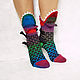 Dragon Socks Biting Colorful Bright Socks. Socks. Yuliya Chernova. Online shopping on My Livemaster.  Фото №2