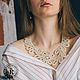 Necklace 'Theseus' Vologda lace, Necklace, Severodvinsk,  Фото №1