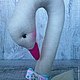 Свадебные лебеди. Мягкие игрушки. Юлия Ласкорунская (ylaskorunskaya). Ярмарка Мастеров.  Фото №4