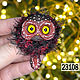 Brooch-pin: Owls. Brooches. 2sovy. Online shopping on My Livemaster.  Фото №2