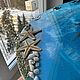 Часы настенные с эпоксидной смолой ,,Море,,. Декор. WOOD_ART_159. Ярмарка Мастеров.  Фото №6