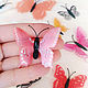 Translucent butterfly magnet. Interior elements. Oksana. Online shopping on My Livemaster.  Фото №2