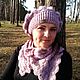 Комплект ручной работы "Воздушный". Комплекты головных уборов. Ателье-магазин 'Марусины Косы'. Интернет-магазин Ярмарка Мастеров.  Фото №2
