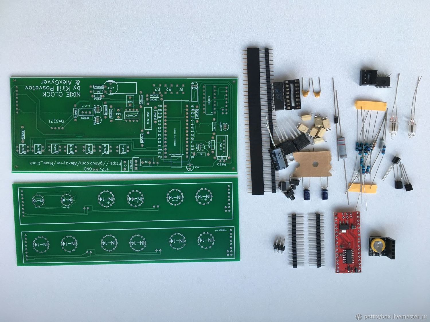 Часы ламповые: на 6 газоразрядных индикаторах ИН-14, ИН-16 в интернет ...