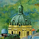 Oil painting ' Roofs of the old city'. Pictures. yuliabogun. Online shopping on My Livemaster.  Фото №2
