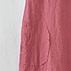 Boho-style dress made of salmon-colored linen. Dresses. etnoart (etnoart). My Livemaster. Фото №4