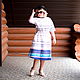 Vintage cotton dress 'Art Folklore'. Dresses. Olga Lado. My Livemaster. Фото №5