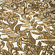 Пайетки на сетке RICAMMO золотые цветы, Ткани, Сочи,  Фото №1