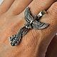 Кулон серебро " феникс" 2. Подвеска. Newstylejewelry. Интернет-магазин Ярмарка Мастеров.  Фото №2