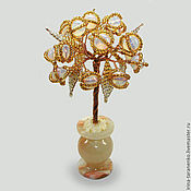 Цветы и флористика handmade. Livemaster - original item Miniature tree of moonstone`s 