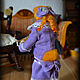 Sofia D'cocoville chicken is a handmade interior doll. Interior doll. Zlata's fantasy dolls. My Livemaster. Фото №4