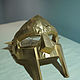 Маска МФ Дум 2 Золотая Гладиатора Марвел MF Doom Golden Gladiator mask. Маски персонажей. Качественные авторские маски (Magazinnt). Ярмарка Мастеров.  Фото №7