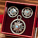 Yantra Shambala silver pendant and earrings with turquoise, Jewelry Sets, Moscow,  Фото №1