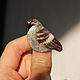 Brooch 'Little Sparrow', original gift, Brooches, Ust-Ilimsk,  Фото №1