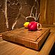 Торцевая разделочная доска. Утварь. KORAL WOOD. Интернет-магазин Ярмарка Мастеров.  Фото №2