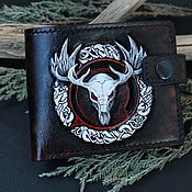 Сумки и аксессуары handmade. Livemaster - original item Leather Wallet, Celtic Pattern Wallet, Leather Wallet. Handmade.