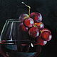 Order Oil Painting Still Life with Red Wine and Fruit. Painting by Margarita Drevs. Livemaster. . Pictures Фото №3