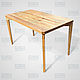 Стол обеденный из массива дерева SOLUNA. Столы. Мебельный бутик (Wofurniture). Ярмарка Мастеров.  Фото №6