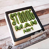 Косметика ручной работы handmade. Livemaster - original item Strong man handmade soap gift for men to your favorite buy. Handmade.